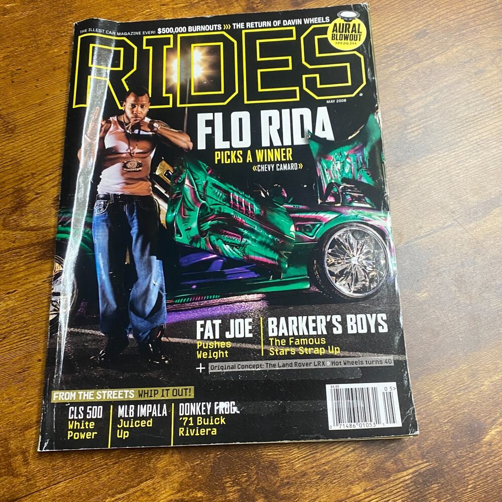 RIDES Magazine by King - May 2008 Flo Rida Fat Joe Travis Barker
